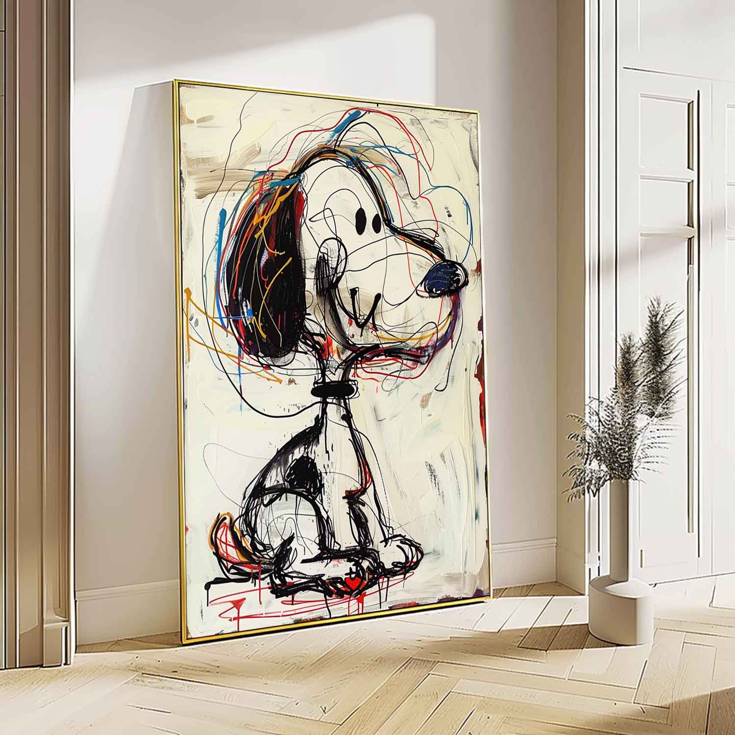 Graffiti Pop Art Snoopy Canvas KS0019 - Viral Wall Art